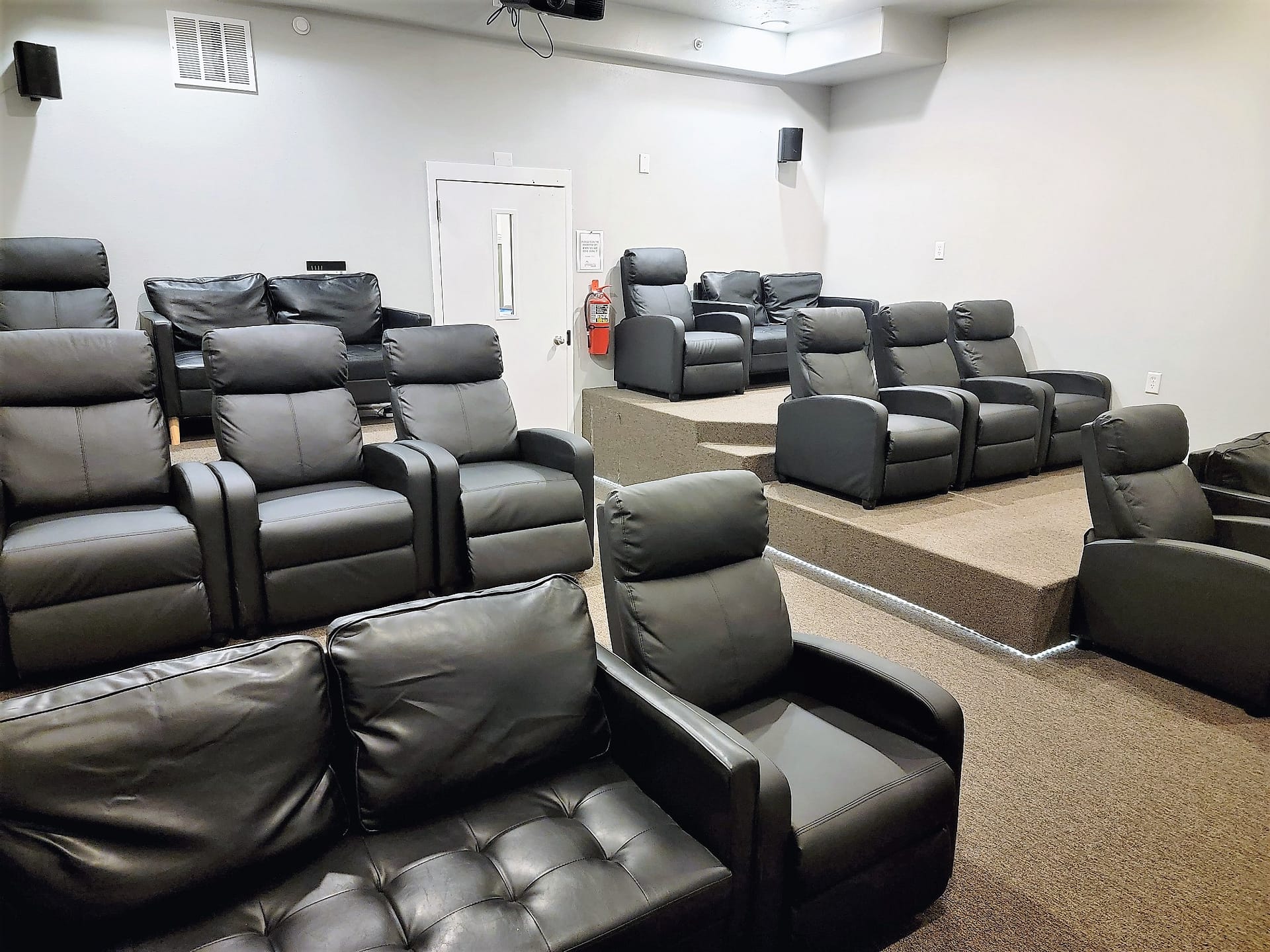 BYUI - Approved Mens Housing - Theater Room at Pinnacle Point Apartments